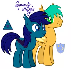 Size: 3155x3084 | Tagged: safe, artist:sporadic night, derpibooru import, oc, oc:spark pie, oc:sporadic night, bat pony, pony, male, rule 63, simple background, smiley face, vector, white background