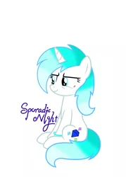 Size: 2500x3500 | Tagged: safe, artist:sporadic night, derpibooru import, oc, oc:icedrilling linlin, unofficial characters only, pony, unicorn, female, horn, mare, simple background, sitting, solo, unicorn oc, vector, white background