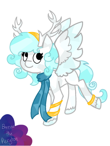 Size: 1080x1440 | Tagged: artist:breeze the peryton, crystal, crystal pony, deer, deer pony, derpibooru import, hybrid, jewelry, oc, oc:breeze the peryton, original oc do not steal, original species, peryton, safe