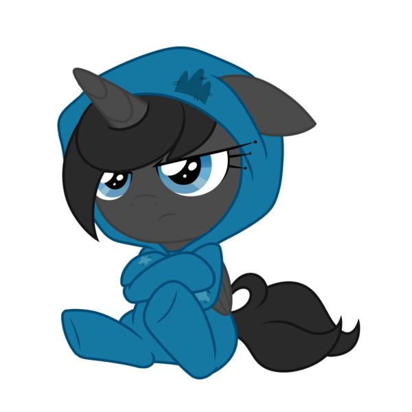 Size: 1600x1600 | Tagged: safe, artist:crystal-tranquility, derpibooru import, oc, oc:ebony, alicorn, pony, female, filly, onesie, simple background, solo, transparent background