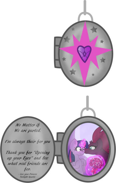 Size: 5044x7971 | Tagged: safe, artist:ejlightning007arts, derpibooru import, tempest shadow, twilight sparkle, twilight sparkle (alicorn), alicorn, pony, female, flower, heart, jewelry, kiss on the cheek, kissing, lesbian, locket, moon, necklace, shipping, simple background, stars, tempestlight, transparent background, vector