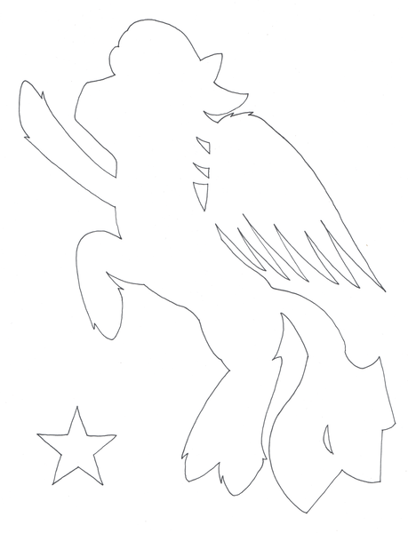 Size: 4851x6348 | Tagged: safe, artist:summerium, derpibooru import, oc, oc:summer lights, unofficial characters only, pegasus, pony, male, monochrome, stars