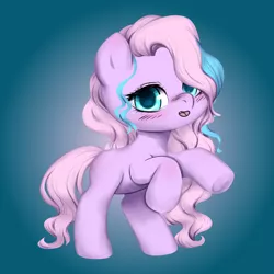 Size: 3000x3000 | Tagged: safe, artist:vitalspark, derpibooru import, oc, oc:pastel macaron, unofficial characters only, earth pony, pony, base used, cute, female, filly, gradient background, rearing, shading, solo