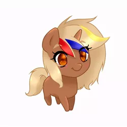 Size: 800x800 | Tagged: artist needed, safe, derpibooru import, oc, oc:nucita, ponified, unofficial characters only, pony, unicorn, nation ponies, simple background, solo, venezuela, white background