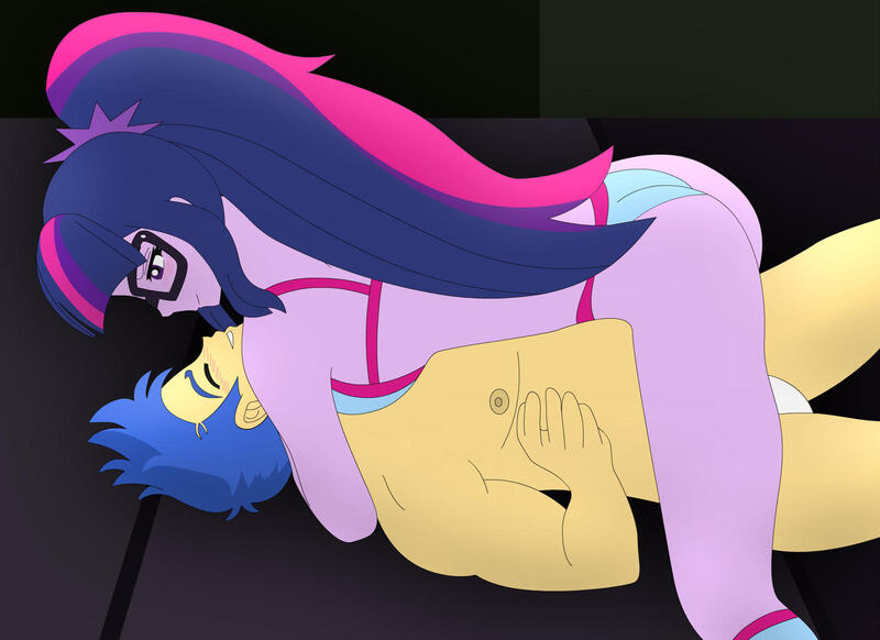 Size: 1600x1164 | Tagged: questionable, artist:supermaxx92, derpibooru import, flash sentry, sci-twi, twilight sparkle, equestria girls, bikini, breasts, clothes, female, fight, flashlight, male, sciflash, shipping, speedo, sports, straight, swimsuit, wrestling