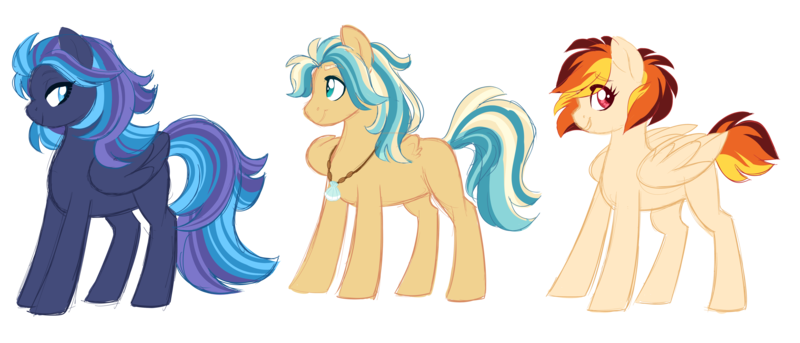 Size: 7000x3000 | Tagged: safe, artist:azure-art-wave, derpibooru import, oc, oc:ember flare, oc:raincloud song, oc:skychaser, unofficial characters only, pegasus, pony, female, male, mare, offspring, parent:dumbbell, parent:rainbow dash, parents:dumbdash, simple background, stallion, transparent background