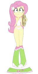 Size: 1800x3500 | Tagged: suggestive, artist:daarkenn, artist:masem, derpibooru import, edit, fluttershy, equestria girls, equestria girls series, rainbow rocks, blushing, clothes, cute, embarrassed, embarrassed underwear exposure, legs, panties, ribbon, skirt, skirt pulled down, underwear, underwear edit, vector, white panties, white underwear