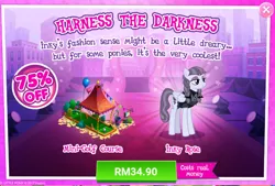 Size: 1024x692 | Tagged: safe, derpibooru import, official, inky rose, pony, advertisement, costs real money, gameloft, minigolf