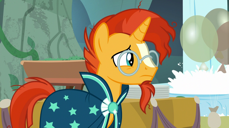 Size: 1920x1080 | Tagged: safe, derpibooru import, screencap, sunburst, pony, student counsel, balloon, solo