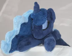 Size: 2672x2092 | Tagged: safe, artist:bastler, derpibooru import, princess luna, alicorn, pony, female, irl, mare, photo, plushie, sleeping