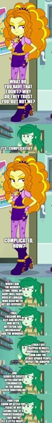 Size: 500x4081 | Tagged: safe, derpibooru import, edit, edited screencap, screencap, adagio dazzle, wallflower blush, windigo, comic:meanwhile in another universe, comic:the epilogue, comic:the infinite loops, equestria girls, equestria girls series, find the magic, forgotten friendship, rainbow rocks, sunset's backstage pass!, spoiler:eqg series (season 2), atop the fourth wall, comic, fanfic art, kingpin (marvel), linkara, mechakara, miles morales, screencap comic, spider-man, spider-man: into the spider-verse, starswirl music festival, the infinite loops