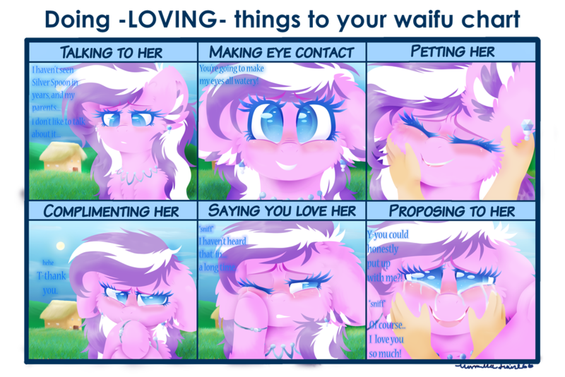 Size: 1024x683 | Tagged: safe, artist:vanillaswirl6, derpibooru import, diamond tiara, earth pony, human, pony, blushing, bracelet, cheek fluff, cheek squish, crying, cute, diamondbetes, doing loving things, ear fluff, ear piercing, earring, female, grass, house, jewelry, mare, meme, necklace, older, older diamond tiara, open mouth, petting, piercing, scrunchy face, squishy cheeks, sweet dreams fuel, tears of joy, teary eyes, tiaralove, unreadable text, waifu