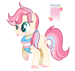 Size: 600x569 | Tagged: safe, artist:nocturnal-moonlight, artist:thesmall-artist, derpibooru import, oc, oc:strawberry butter, earth pony, pony, base used, male, pride, pride flag, simple background, solo, stallion, tongue out, transgender pride flag, transparent background