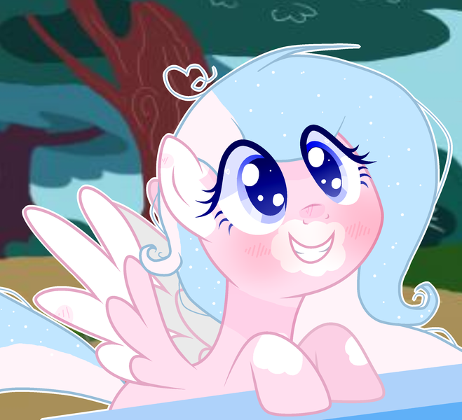 Size: 2508x2285 | Tagged: safe, artist:rachelclaradrawz, derpibooru import, oc, pegasus, pony, base used, cute, female, happy, mare, ocbetes, smiling, solo, two toned wings, wings