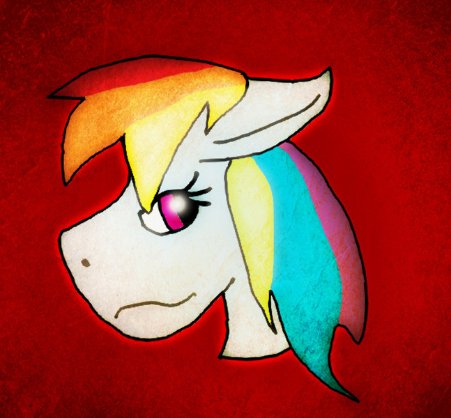 Size: 827x767 | Tagged: safe, artist:goldentigeress14, derpibooru import, rainbow dash, pegasus, pony, abstract background, solo