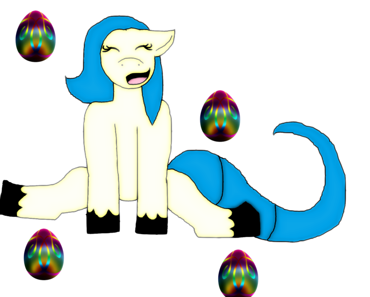 Size: 1797x1445 | Tagged: safe, artist:goldentigeress14, derpibooru import, oc, oc:sunlight, unofficial characters only, earth pony, pony, easter, easter egg, holiday, simple background, solo, transparent background