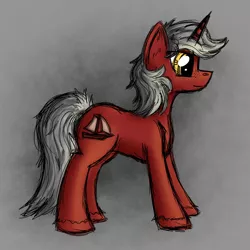 Size: 750x750 | Tagged: safe, artist:sandyfortune, derpibooru import, oc, oc:pepper cookie, unofficial characters only, pony, unicorn, ponyfinder, bust, dungeons and dragons, female, mare, pen and paper rpg, portrait, rpg, solo