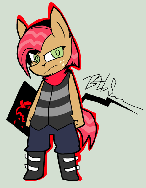 Size: 847x1093 | Tagged: safe, artist:lucas47-46, derpibooru import, babs seed, anthro, earth pony, female, image, png, solo