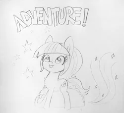 Size: 1578x1440 | Tagged: safe, artist:tjpones, derpibooru import, sonata dusk, ponified, earth pony, pony, :p, adventure, chest fluff, dialogue, ear fluff, equestria girls ponified, female, food, lineart, mare, pencil drawing, simple background, solo, sparkles, stars, taco, that pony sure does love tacos, tongue out, traditional art