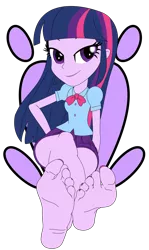 Size: 5000x8400 | Tagged: suggestive, artist:erboiler, derpibooru import, twilight sparkle, equestria girls, barefoot, feet, fetish, foot fetish, foot focus, solo