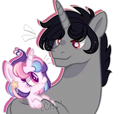 Size: 902x828 | Tagged: safe, artist:moon-rose-rosie, derpibooru import, king sombra, oc, oc:celestial moon, pony, baby, baby pony, base used, magical lesbian spawn, missing accessory, offspring, parent:rainbow dash, parent:twilight sparkle, parents:twidash, simple background, transparent background