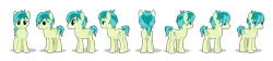 Size: 8000x1800 | Tagged: safe, artist:twilight-twinkle, derpibooru import, sandbar, earth pony, pony, male, rotation, smiling, turnaround