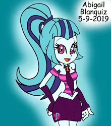 Size: 1637x1860 | Tagged: safe, artist:kova360, derpibooru import, sonata dusk, equestria girls, solo