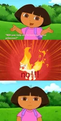 Size: 634x1256 | Tagged: safe, artist:art1stg1rl, derpibooru import, edit, edited screencap, screencap, twilight sparkle, pony, unicorn, feeling pinkie keen, alicorn drama, comic, crossover, dialogue, dora the explorer, drama, rapidash twilight, screencap comic, unicorn twilight