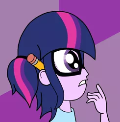 Size: 1288x1312 | Tagged: safe, artist:dotaandme, derpibooru import, sci-twi, twilight sparkle, equestria girls, rainbow rocks, caption, female, glasses, image macro, inkscape, meme, parody, pencil, philosoraptor, solo, text, vector