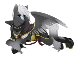 Size: 1025x780 | Tagged: safe, artist:mr-tiaa, derpibooru import, oc, oc:sacred blade, pegasus, pony, armor, pegasus oc, solo, wings