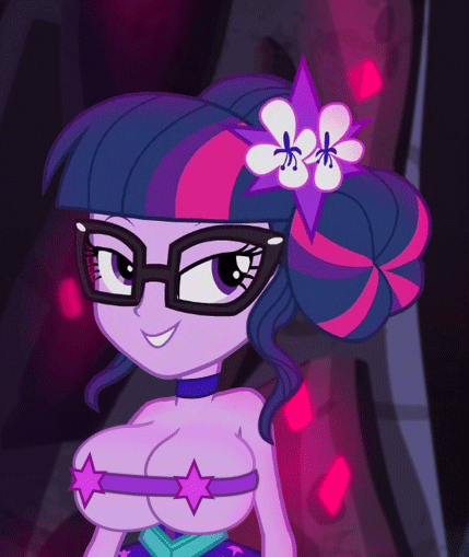 Size: 429x509 | Tagged: suggestive, alternate version, artist:wanderingeditor, derpibooru import, edit, edited edit, edited screencap, screencap, sci-twi, twilight sparkle, equestria girls, legend of everfree, animated, big breasts, bouncing, bouncing breasts, breast edit, breasts, busty sci-twi, busty twilight sparkle, cropped, female, huge breasts, jiggle, sci-twi is a turboslut, solo, solo female