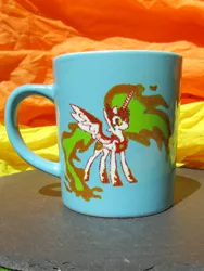 Size: 906x1208 | Tagged: safe, artist:malte279, derpibooru import, daybreaker, pony, craft, cup, porcelain painting