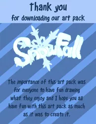 Size: 2500x3214 | Tagged: art pack, art pack cover, art pack:snowfall, cover, derpibooru import, no pony, safe, text, text only