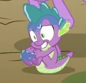 Size: 172x166 | Tagged: alicorn, between dark and dawn, claws, cropped, derpibooru import, dragon, male, offscreen character, safe, saliva on feet, screencap, spike, tail, twilight sparkle, twilight sparkle (alicorn), wet spike, winged spike