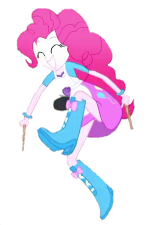 Size: 302x448 | Tagged: safe, derpibooru import, edit, edited screencap, screencap, pinkie pie, eqg summertime shorts, equestria girls, the art of friendship, actually legit eqg panty shot, background removed, simple background, solo, transparent background