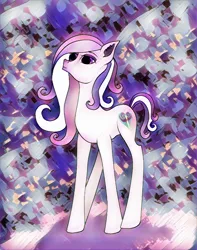 Size: 752x952 | Tagged: safe, artist:keshakadens, derpibooru import, princess cadance, earth pony, pony, race swap, solo