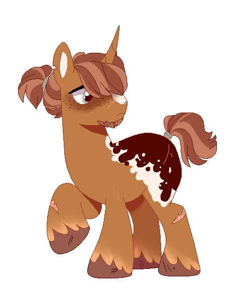 Size: 490x599 | Tagged: safe, artist:iheyyasyfox, artist:selenaede, derpibooru import, oc, pony, unicorn, base used, magical lesbian spawn, male, offspring, parent:applejack, parent:tempest shadow, parents:tempestjack, simple background, solo, stallion, transparent background