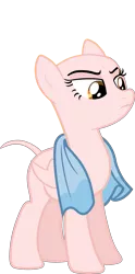 Size: 2475x4985 | Tagged: safe, artist:outlaw4rc, derpibooru import, edit, edited edit, editor:slayerbvc, vector edit, spitfire, pegasus, pony, bald, female, furless, furless edit, glare, mare, nude edit, nudity, plucked, shaved, shaved tail, simple background, solo, spitfire is not amused, towel, transparent background, unamused, vector