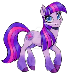 Size: 900x948 | Tagged: safe, artist:nadairead, derpibooru import, earth pony, pony, leak, spoiler:g5, deviantart watermark, earth pony twilight, female, g5, mare, obtrusive watermark, simple background, solo, traditional art, transparent background, twilight sparkle (g5), unshorn fetlocks, watermark