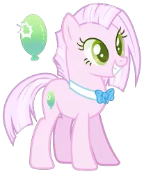 Size: 1107x1335 | Tagged: safe, artist:starling-sentry-yt, derpibooru import, oc, oc:candy pie, unofficial characters only, earth pony, pony, bowtie, female, mare, offspring, parent:pinkie pie, parent:pokey pierce, parents:pokeypie, simple background, solo, transparent background