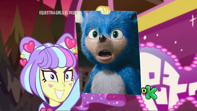 Size: 1280x721 | Tagged: safe, derpibooru import, edit, edited screencap, screencap, supernova zap, equestria girls, equestria girls series, sunset's backstage pass!, spoiler:eqg series (season 2), exploitable meme, meme, sonic drama, sonic movie 2020, sonic the hedgehog, sonic the hedgehog (series), su-z, supernova zap holding paper