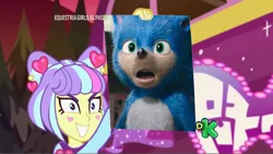 Size: 1280x721 | Tagged: safe, derpibooru import, edit, edited screencap, screencap, supernova zap, equestria girls, equestria girls series, sunset's backstage pass!, spoiler:eqg series (season 2), exploitable meme, meme, sonic drama, sonic movie 2020, sonic the hedgehog, sonic the hedgehog (series), su-z, supernova zap holding paper