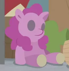 Size: 270x281 | Tagged: safe, derpibooru import, screencap, pinkie pie, pony, the last laugh, cropped, implied pinkie pie, plushie