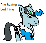 Size: 159x148 | Tagged: safe, artist:thunderzizi, derpibooru import, sans smirk, earth pony, pony, the last laugh, 1000 hours in ms paint, comic sans, crossover, name pun, namesake, picture for breezies, pun, sans (undertale), solo, undertale