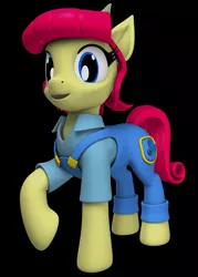 Size: 2500x3500 | Tagged: safe, artist:argos90, derpibooru import, torque wrench, pony, rainbow roadtrip, 3d, atorqueable, cute, female, solo, that was fast