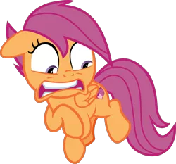 Size: 5893x5500 | Tagged: dead source, safe, artist:steyrrdash, banned from derpibooru, deleted from derpibooru, derpibooru import, scootaloo, pegasus, pony, campfire tales, .svg available, absurd resolution, female, filly, image, open mouth, png, shocked, simple background, solo, vector
