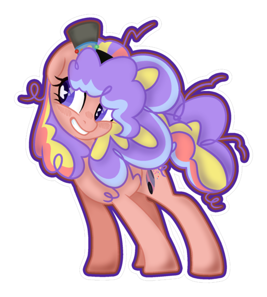 Size: 1024x1139 | Tagged: safe, artist:raflesplatt, derpibooru import, oc, oc:confetti canon, earth pony, pony, base used, female, mare, simple background, solo, transparent background