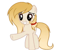 Size: 1225x1024 | Tagged: safe, artist:applerougi, derpibooru import, oc, oc:cremita, earth pony, pony, female, mare, simple background, solo, transparent background