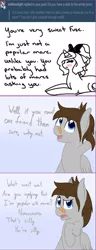 Size: 502x1312 | Tagged: safe, artist:kaggy009, artist:phoenixswift, derpibooru import, oc, oc:fuselight, oc:peppermint pattie (unicorn), pegasus, pony, unicorn, ask fuselight, blushing, female, male, mare, prone, stallion