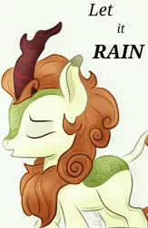 Size: 619x947 | Tagged: a kirin tale, artist:samyvillaly, autumn blaze, derpibooru import, kirin, safe, season 8, song, song reference, sounds of silence, spoiler:s08